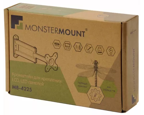 Кронштейн MONSTERMOUNT MB-4225 белый