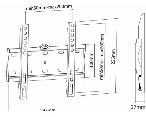 Кронштейн ULTRAMOUNTS UM804F черный