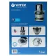 Кухонный комбайн VITEK VT-1435 черный/серебристый