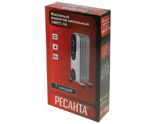 Масляный обогреватель РЕСАНТА ОМПТ-7Н
