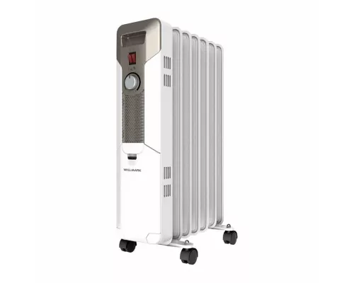 Масляный обогреватель WILLMARK WOR-2307 бел-серебро