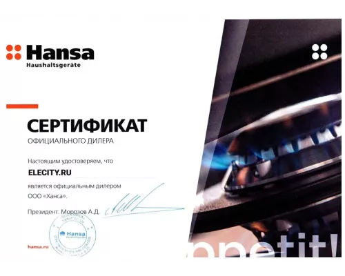 Морозильная камера HANSA FZ138.3 белый