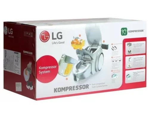 Пылесос LG VK89309H серебристый