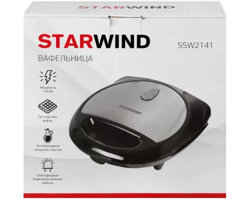 Сэндвичница STARWIND SSW2141 черный