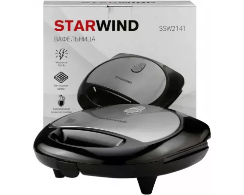 Сэндвичница STARWIND SSW2141 черный