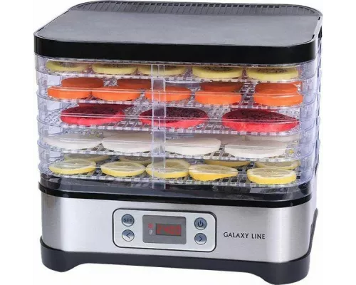 Сушилка для овощей и фруктов GALAXY LINE GL2640 серый металл