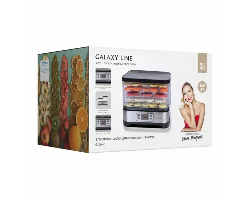 Сушилка для овощей и фруктов GALAXY LINE GL2640 серый металл