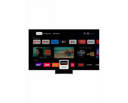 Телевизор TCL 85C845 черный