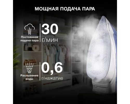 Утюг Hyundai H-SI02510 темно-синий/розовое золото