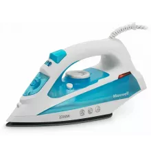 Утюг Maxwell MW-3055B белый/голубой