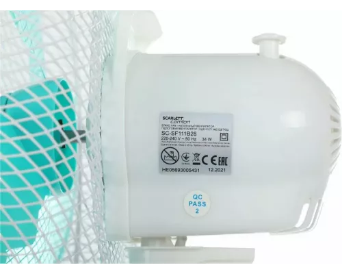 Вентилятор Scarlett SC-SF111B28 белый