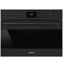 Встраиваемая микроволновая печь SMEG SO4301M0N чёрный матовый