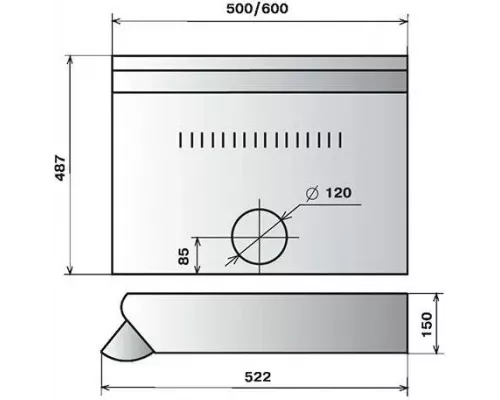 Вытяжка ELIKOR Davoline 50П-290-П3Л белый