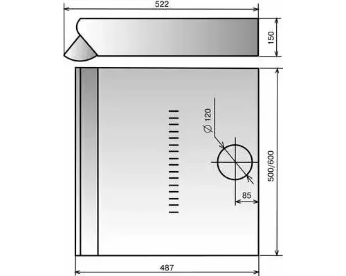 Вытяжка ELIKOR Davoline 50П-290-П3Л крем