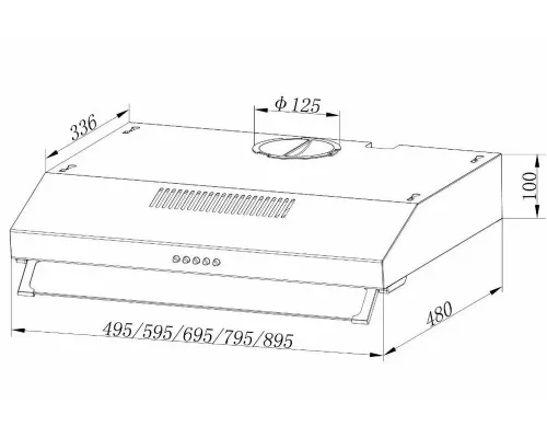 Вытяжка ELIKOR ECO WH 50