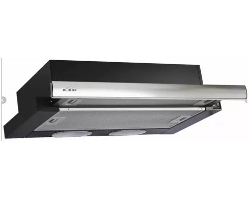 Вытяжка ELIKOR Интегра 60П-400-В2Л черный/черн.