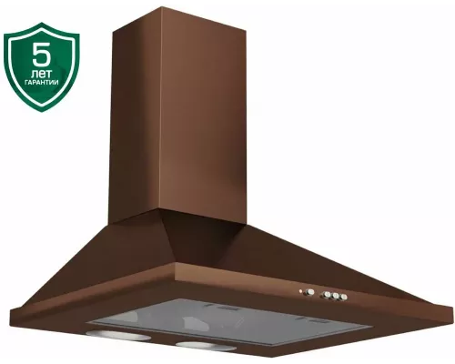 Вытяжка каминная купольная ELIKOR Оптима 60П-400-К3Л медный антик