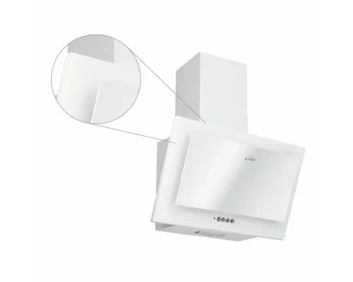 Вытяжка каминная наклонная ELIKOR КОРАЛЛ 60П-430-К3Д белый/белое стекло