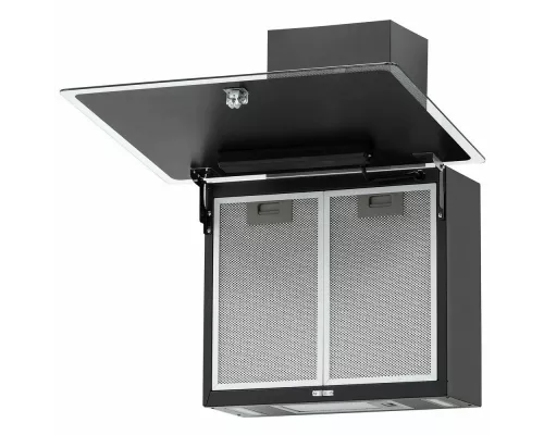 Вытяжка каминная наклонная KRONA AURA 600 FRAME BLACK S