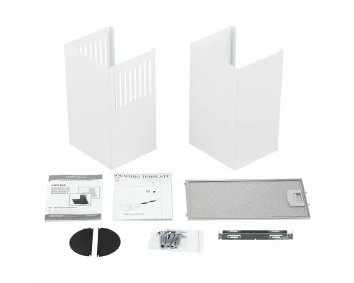 Вытяжка каминная наклонная KRONA HELGA 600 S белый