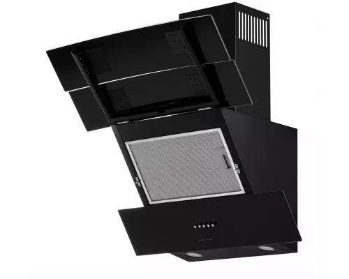 Вытяжка каминная наклонная KRONA INGA 600 black PB