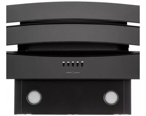 Вытяжка каминная наклонная KRONA INGA 600 black PB
