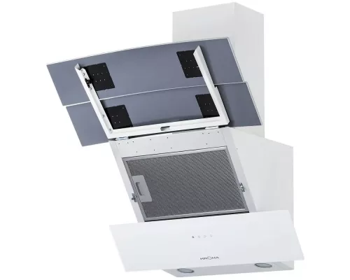 Вытяжка каминная наклонная KRONA INGA 600 white sensor