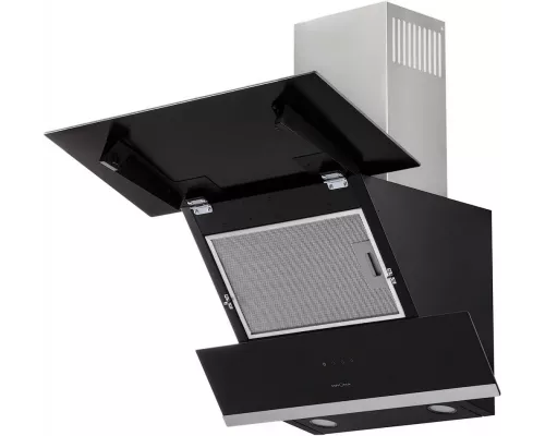 Вытяжка каминная наклонная KRONA IRMA 600 black sensor