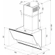 Вытяжка каминная наклонная KRONA IRMA 600 black sensor
