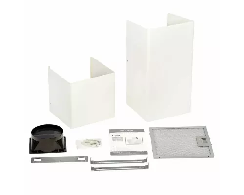 Вытяжка каминная наклонная KRONA LIORA 600 white S