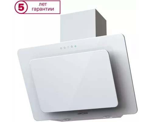 Вытяжка каминная наклонная KRONA Liva 600 S белый
