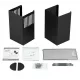 Вытяжка KRONA AURORA 600 black S