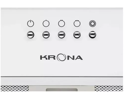 Вытяжка полновстраиваемая KRONA RUNA 600 white PB белый