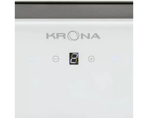 Вытяжка полновстраиваемая KRONA SELINA 600 GLASS white S