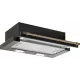 Вытяжка встраиваемо-выдвижная ELIKOR ИНТЕГРА 50П-400-В2Л антрацит/рейлинг бронза