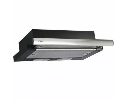 Вытяжка встраиваемо-выдвижная ELIKOR ИНТЕГРА 50П-400-В2Л черный/нерж.сталь