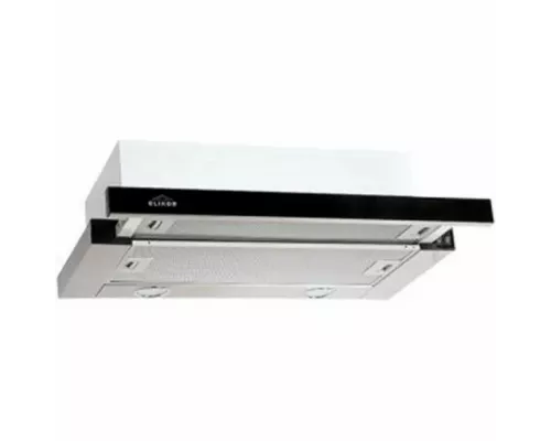 Вытяжка встраиваемо-выдвижная ELIKOR ИНТЕГРА GLASS 45Н-400-В2Д нерж.сталь/стекло черное