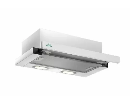Вытяжка встраиваемо-выдвижная ELIKOR ИНТЕГРА GLASS 60П-650-В2Л белый/стекло бежевый