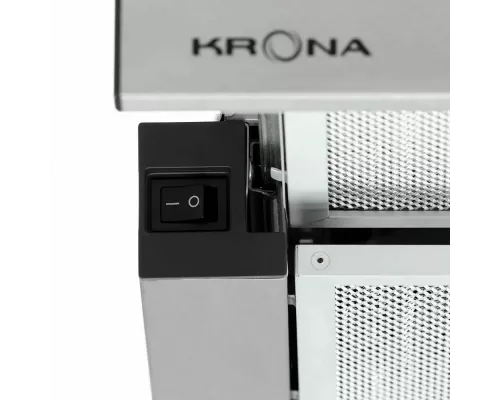 Вытяжка встраиваемо-выдвижная KRONA KAMILLA T 600 INOX (2 мотора)