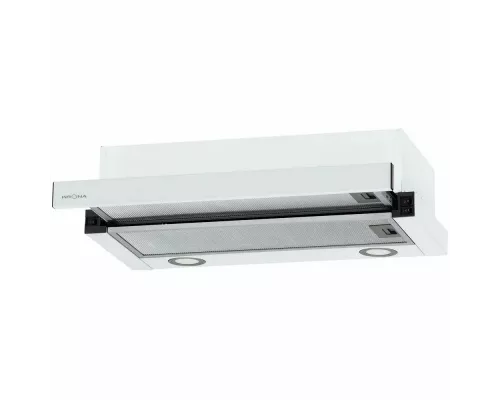 Вытяжка встраиваемо-выдвижная KRONA KAMILLA T 600 WHITE (2 мотора)
