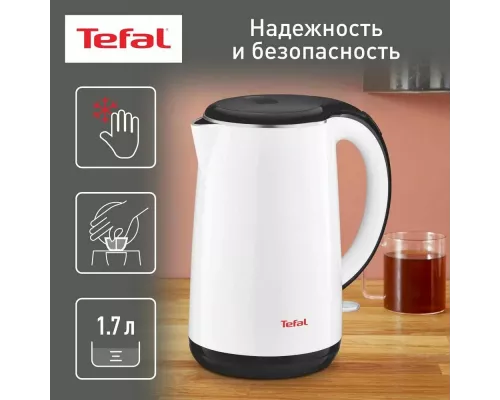 Чайник TEFAL KO260130 белый/черный