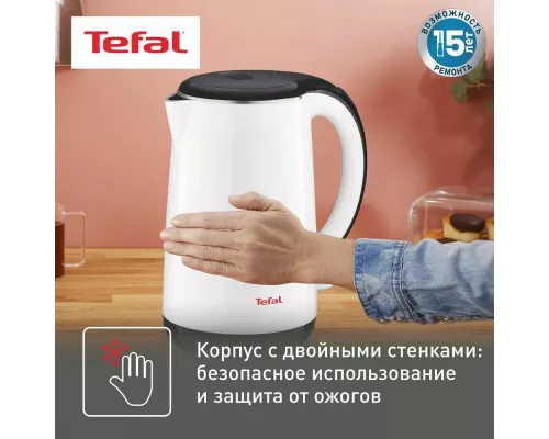 Чайник TEFAL KO260130 белый/черный