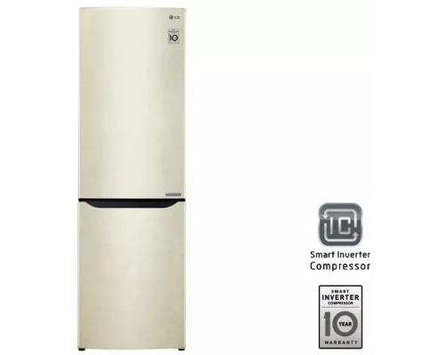 Холодильник LG GA-B419 SEJL бежевый