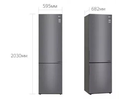 Холодильник LG GA-B509 CLCL графит