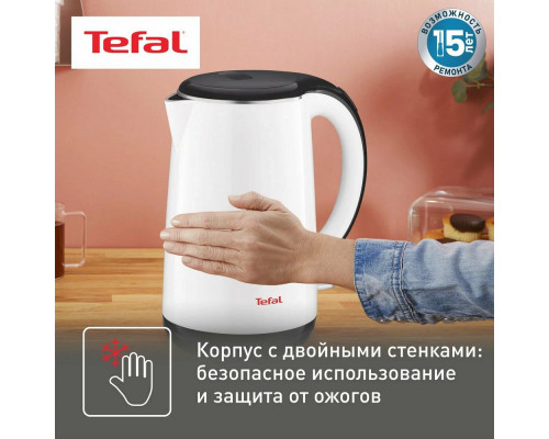 Чайник TEFAL KO260130 белый/черный Чайник TEFAL KO260130 белый/черный