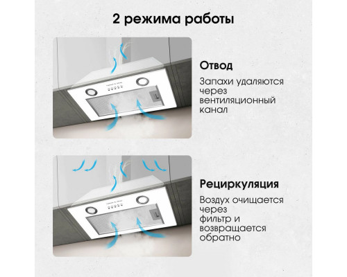 Вытяжка полновстраиваемая Zigmund & Shtain K 018.5 W Вытяжка полновстраиваемая Zigmund & Shtain K 018.5 W