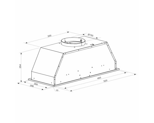 Вытяжка полновстраиваемая Zigmund & Shtain K 016.5 B черный Вытяжка полновстраиваемая Zigmund & Shtain K 016.5 B черный
