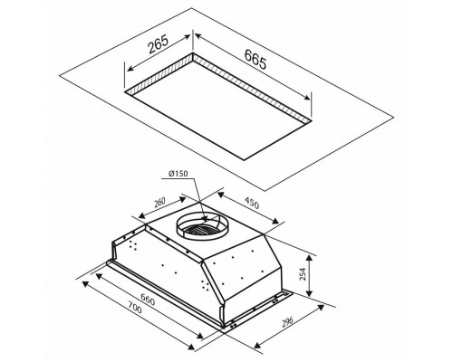 Вытяжка полновстраиваемая Zigmund & Shtain K 016.7 B черный Вытяжка полновстраиваемая Zigmund & Shtain K 016.7 B черный