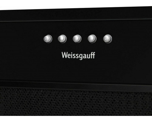 Вытяжка полновстраиваемая Weissgauff ALPHA 60 PB BL черный Вытяжка полновстраиваемая Weissgauff ALPHA 60 PB BL черный