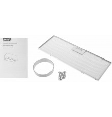 Вытяжка полновстраиваемая Domfy DM6036BB WG белый